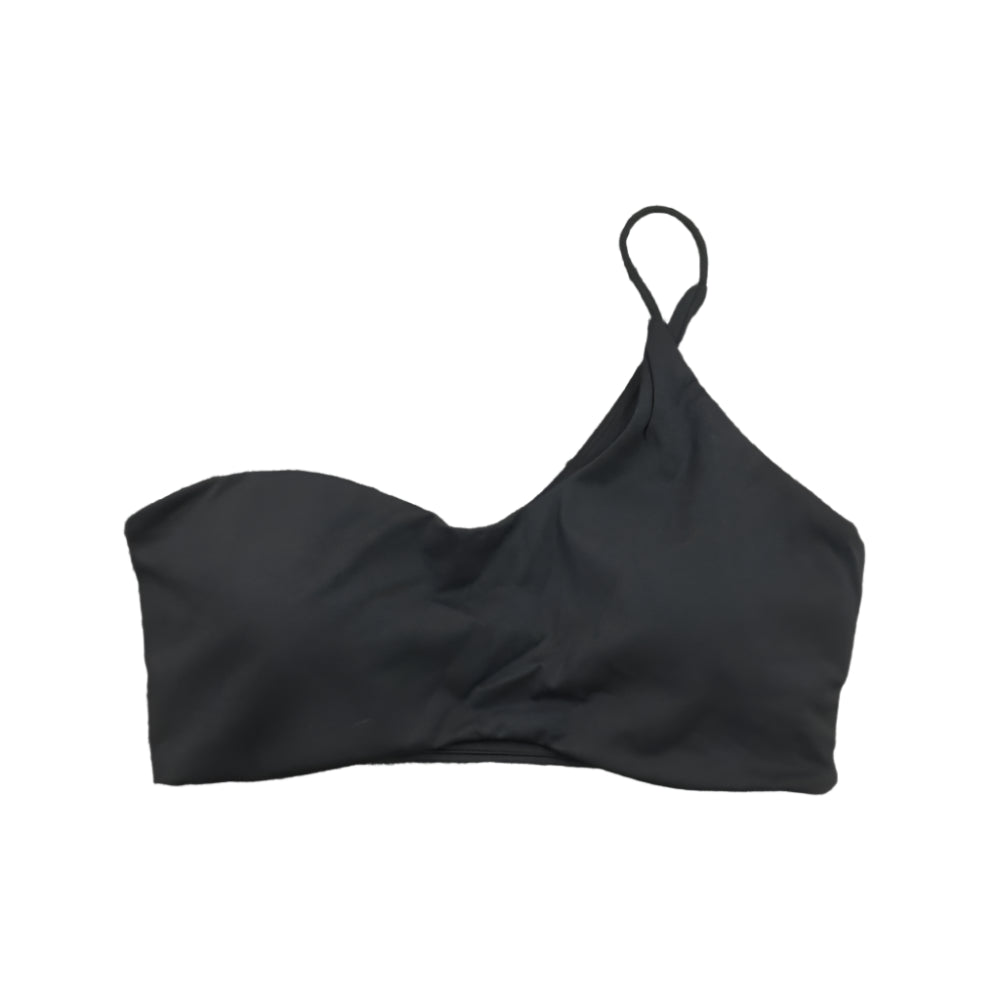 Xooie Fit single-strap bralette for workouts in sleek black design for comfort and support