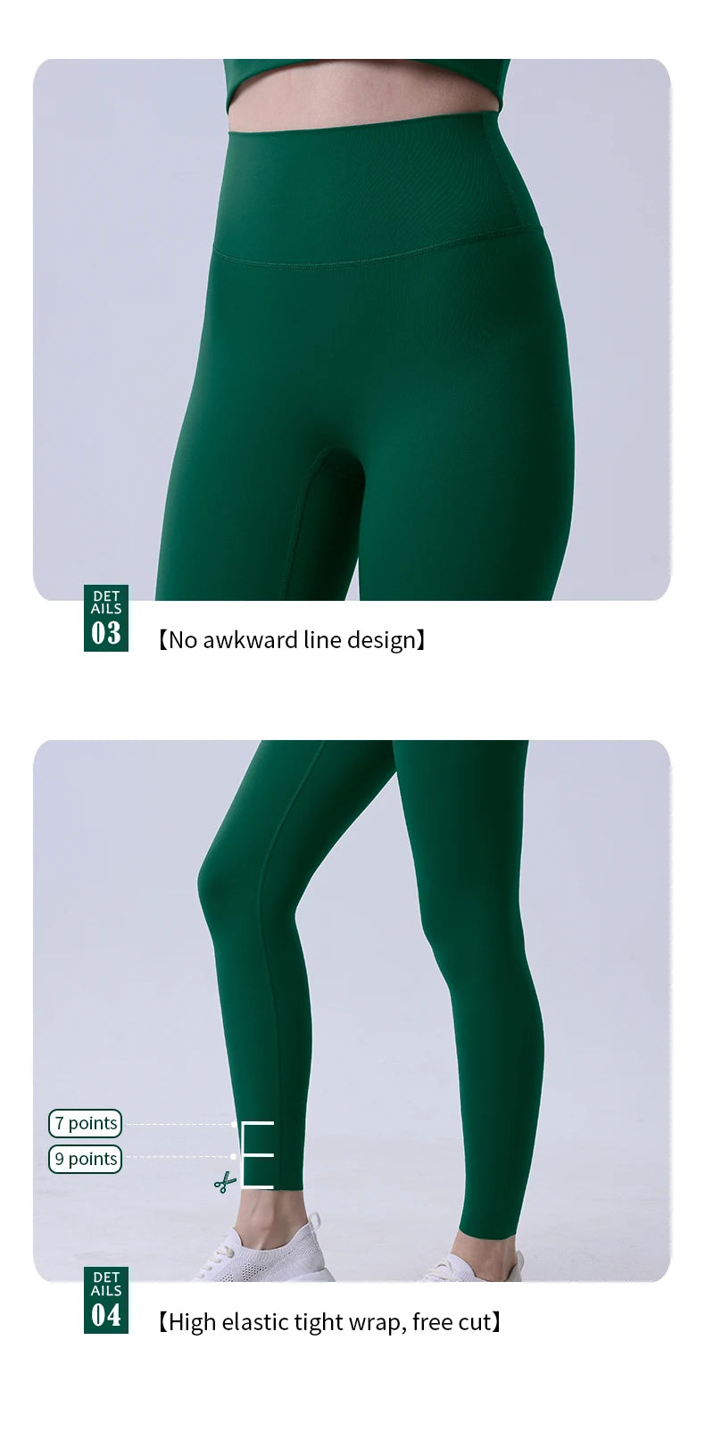 Xooie Fit two-piece set including a spaghetti strap activewear top and leggings in green