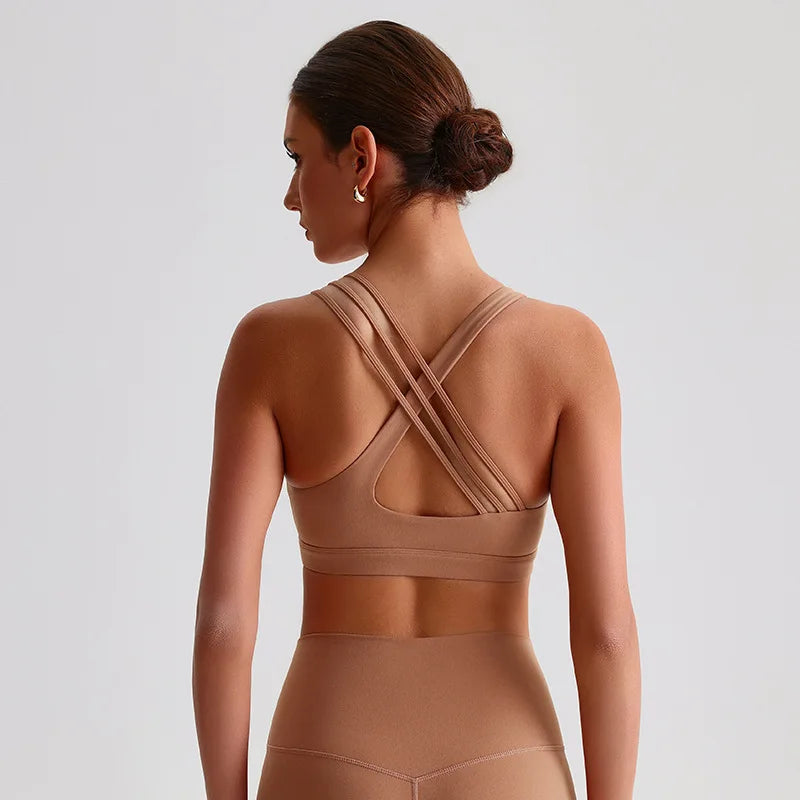 3 Stripes You're In | Unique Strappy Active Sports Bra