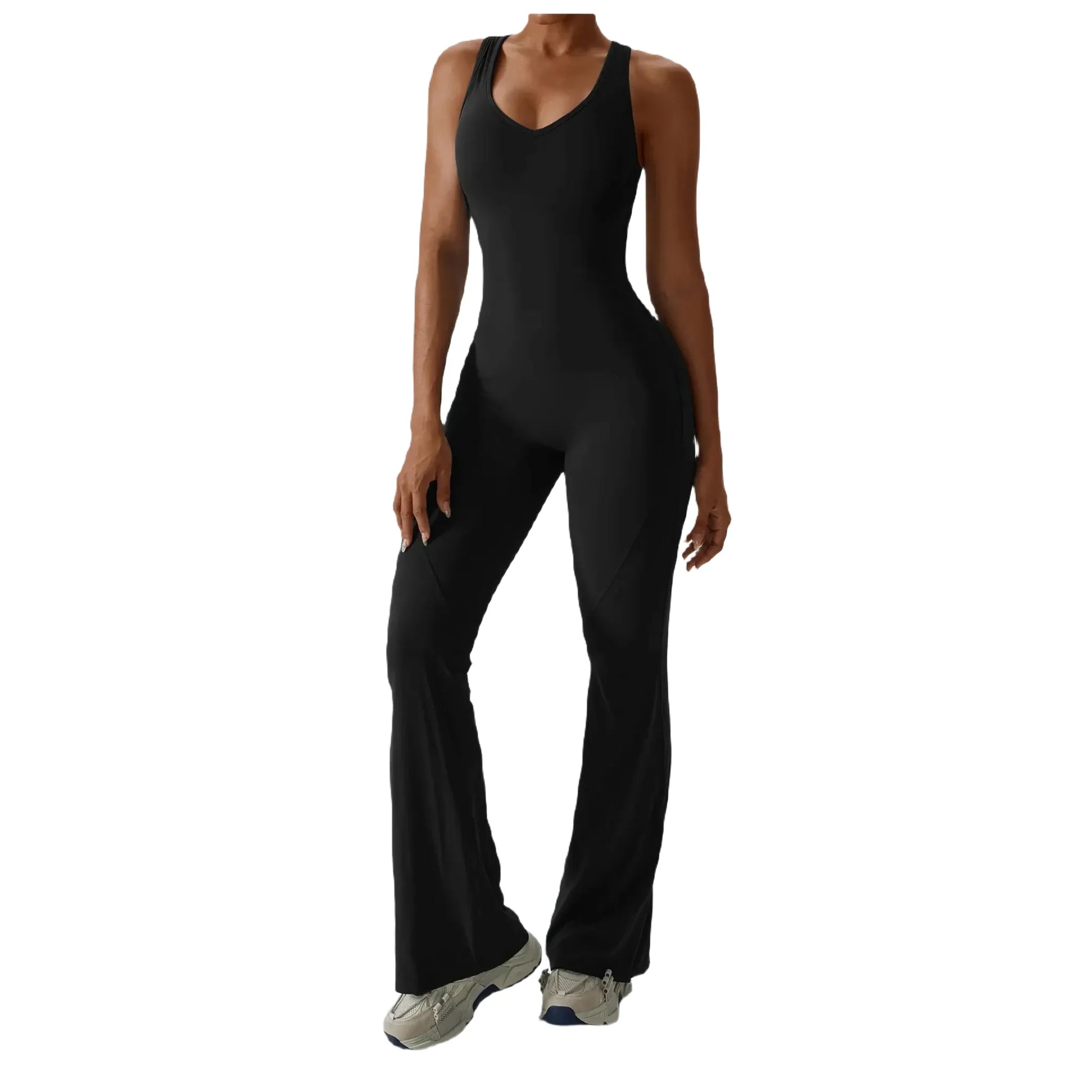 Bringing Sexy Back | Flare Yoga Jumpsuit Activewear