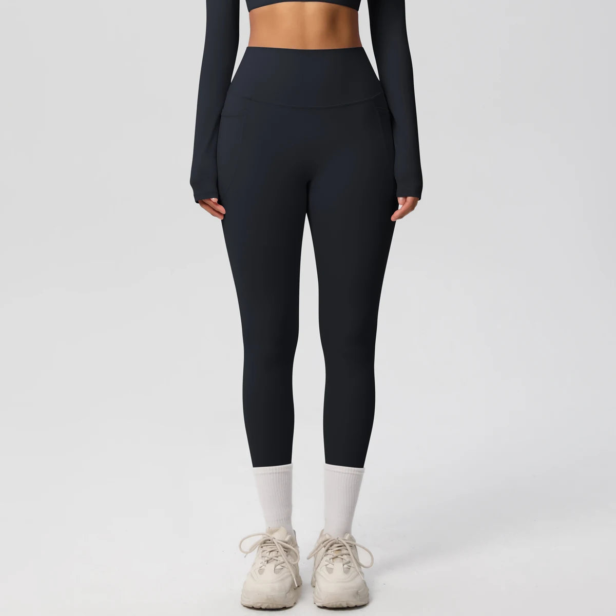 Xooie Fit high intensity pocket leggings in black perfect for workouts and everyday wear
