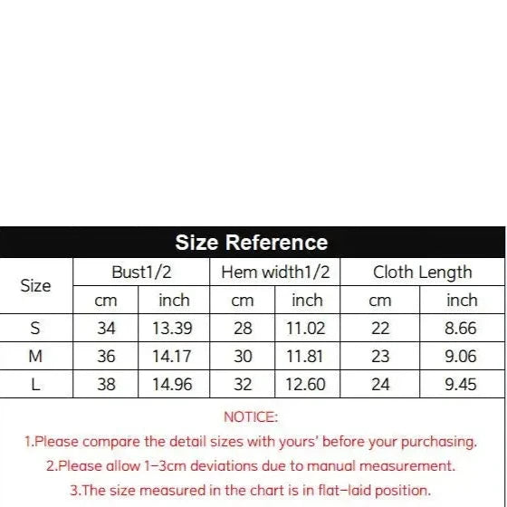 Xooie Fit high-performance sports bra size reference chart for accurate fitting