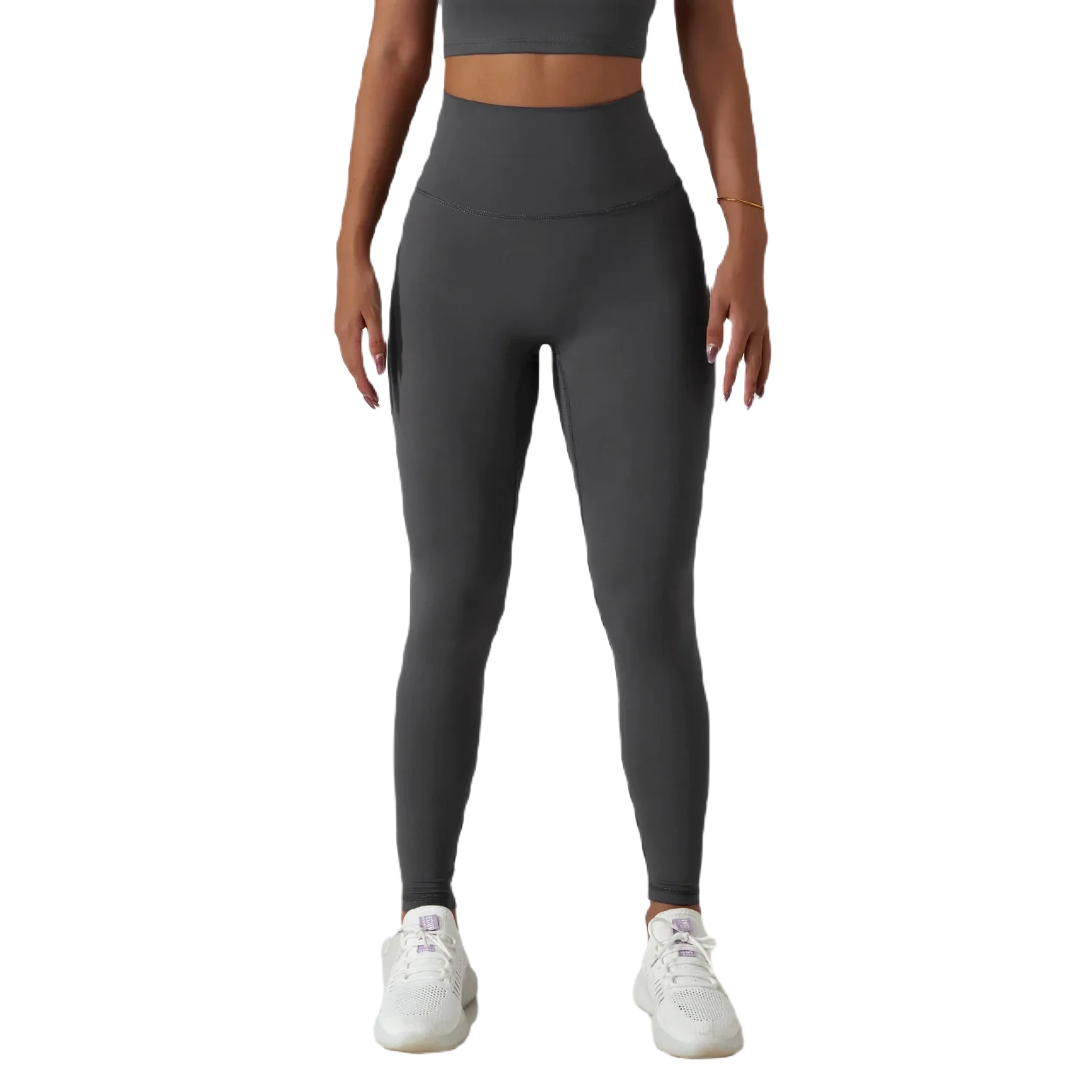 Xooie Fit high waist active leggings in dark gray for comfort during workouts