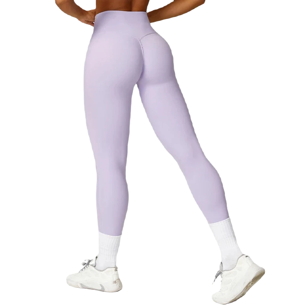 Xooie Fit high-waisted active leggings in lavender for comfort and style during workouts