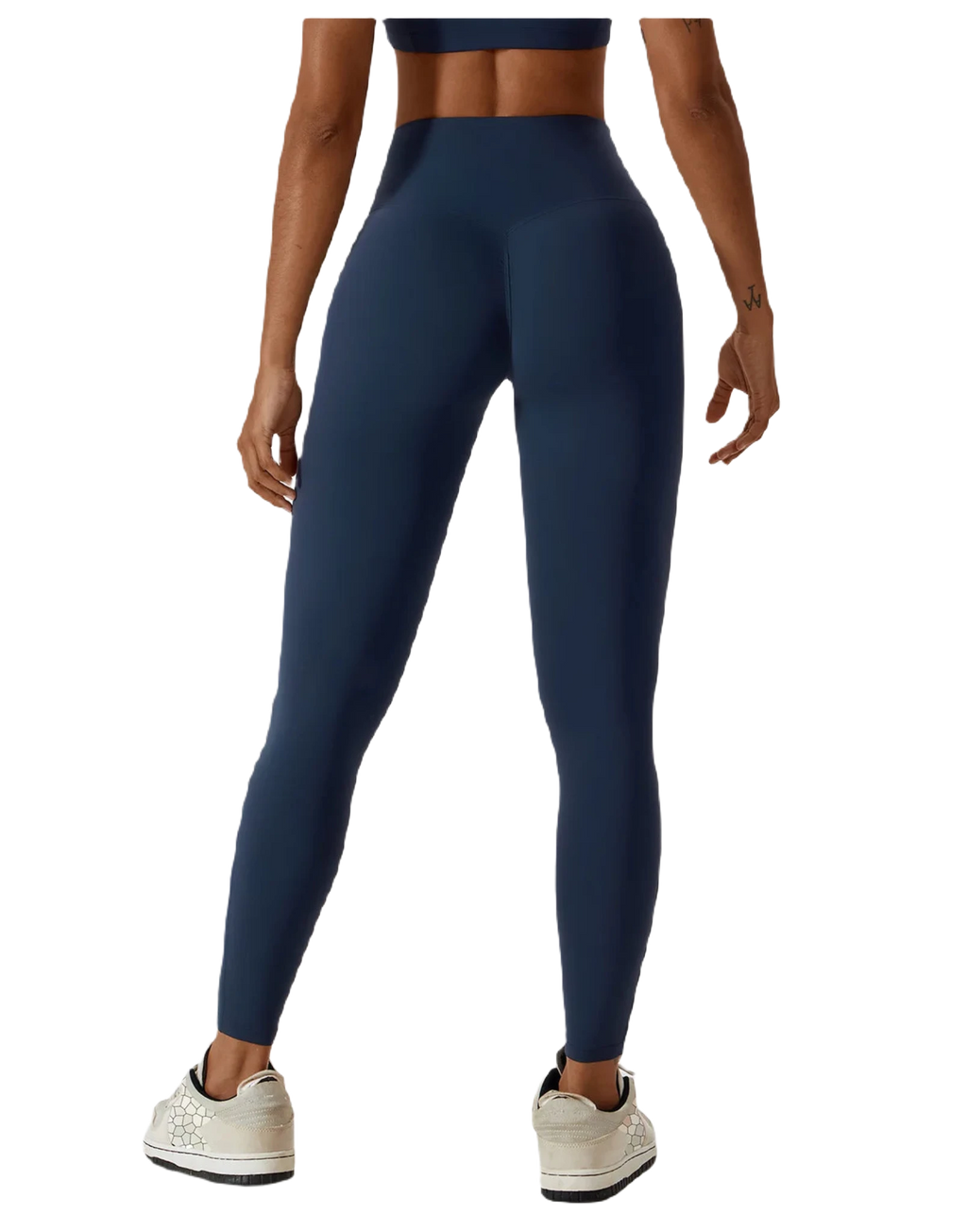 Xooie Fit high-waisted active leggings in navy blue for enhanced comfort and style during workouts