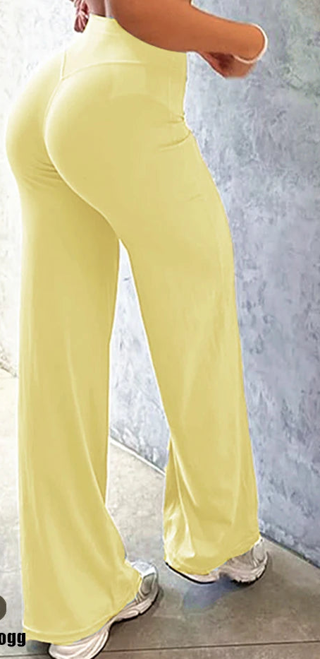 Luxe Launch | Crop Top Open Back Bra + Flare Pants Matching Set