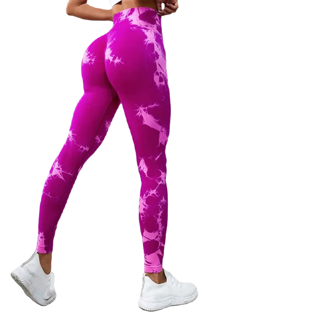 Xooie Fit pink active leggings with a stylish design for comfortable workouts