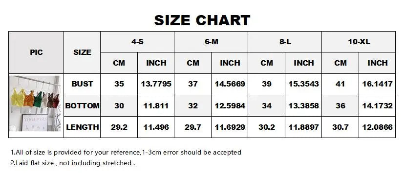 Xooie Fit unique back design sports bra in various colors with size chart for perfect fit