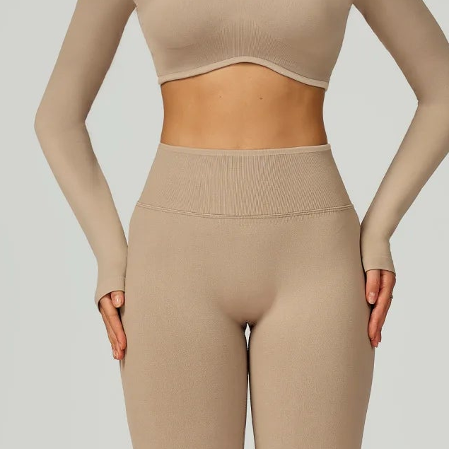 Sweaty Betty | Bra, Fitted Crop Top + Leggings 3-Piece Matching Set