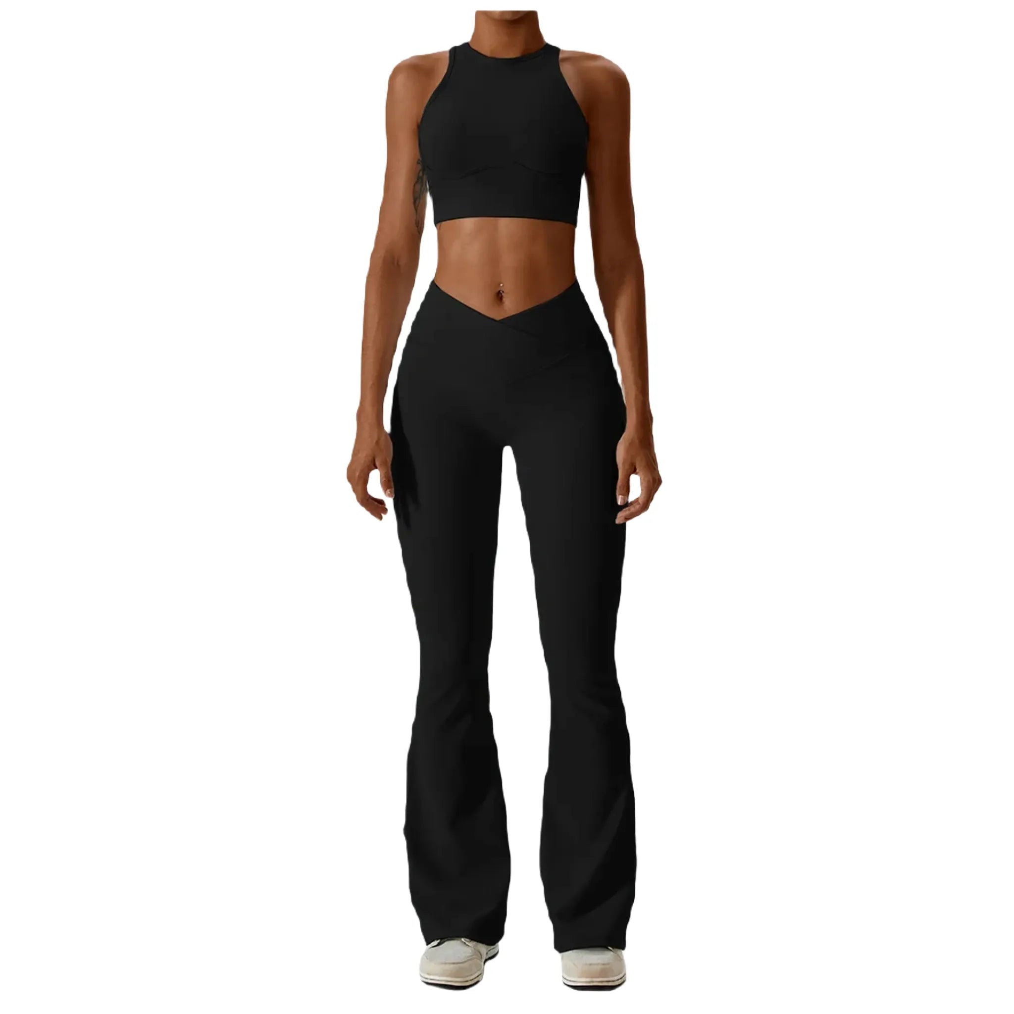 Xooie Fit Black Women's Fitness Bralette Designed for Comfort and Performance in Workouts