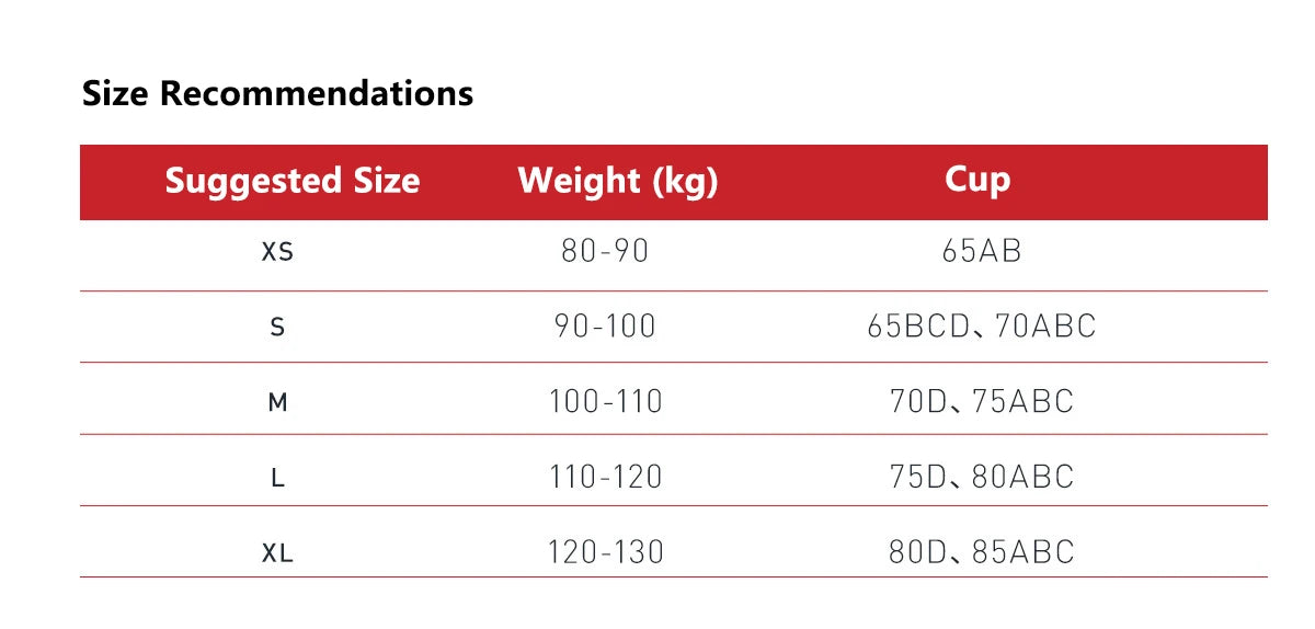 size chart 2