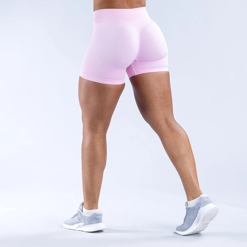 Xooie Fit women's high intensity shorts in pink for maximum comfort and performance during workouts