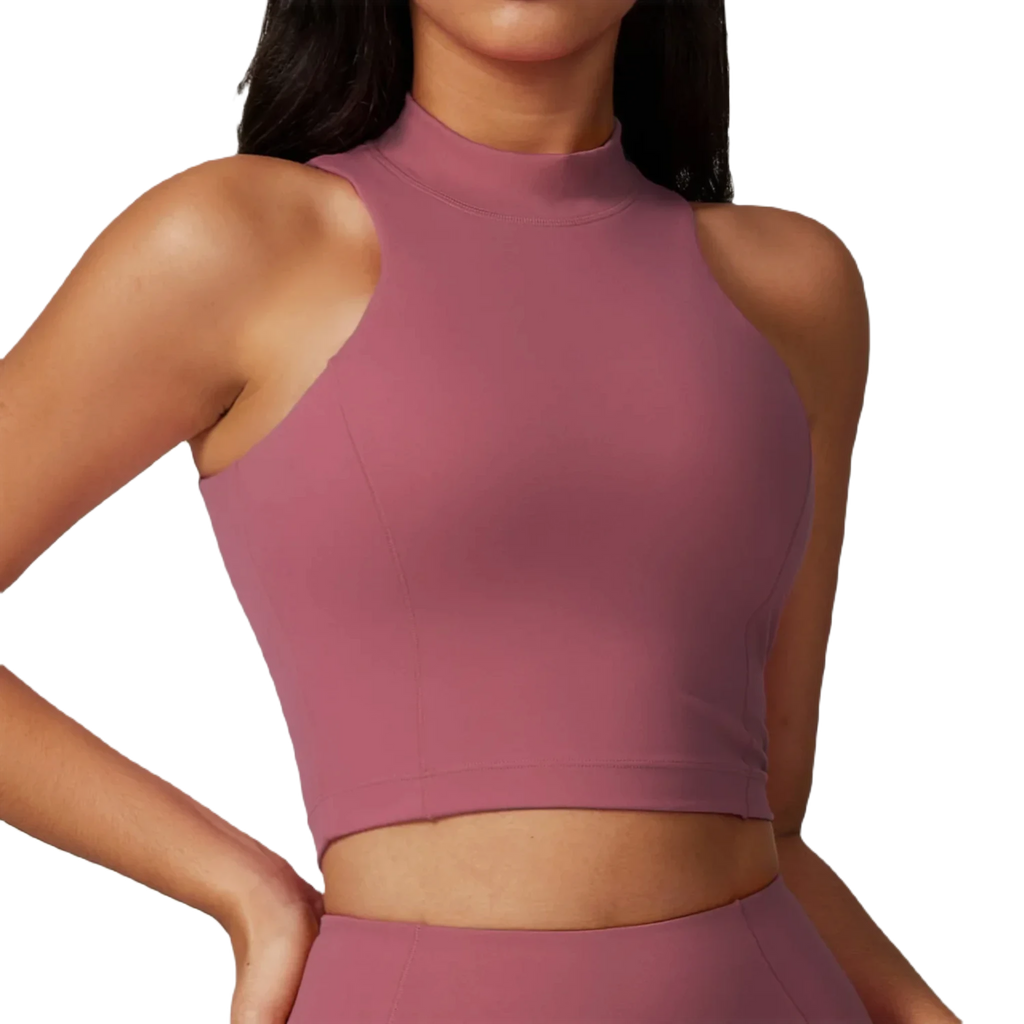 Xooie Fit Women's High-Performance Active Top in Pink with a Sleek and Stylish Design