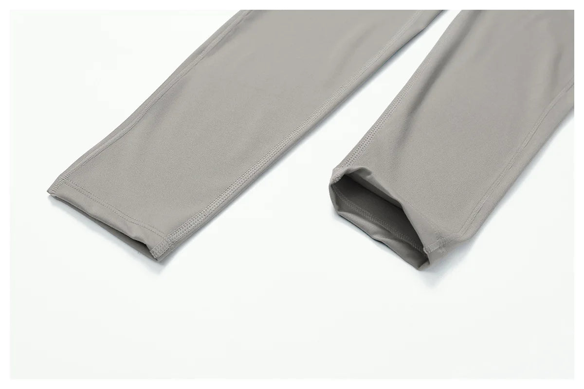 Close-up of Xooie Fit women's two-piece workout set showcasing soft, flexible fabric design.