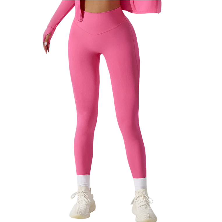 Xooie Fit High Performance Leggings for Women in Pink with a Smooth Fit for Ultimate Comfort