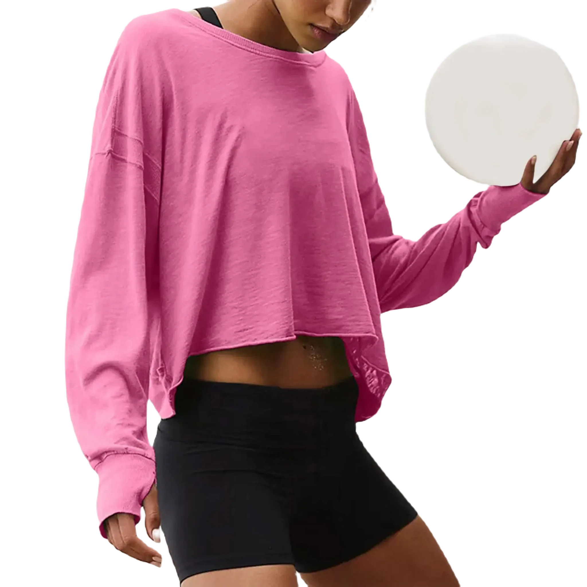 Xooie Fit women's backless workout top in vibrant pink for stylish gym sessions