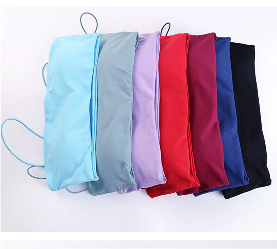 Xooie Fit womens bra shorts active outfit available in a variety of colors including blue, purple, and red