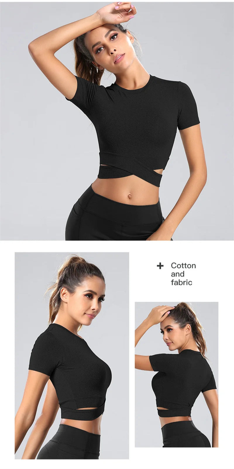 Deadlift Diva | Front Criss-Cross Crop Top