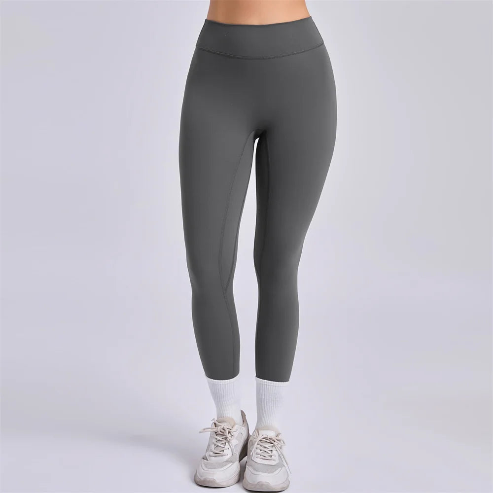 Xooie Fit women's fitness clothing set featuring stylish gray leggings for comfortable workouts