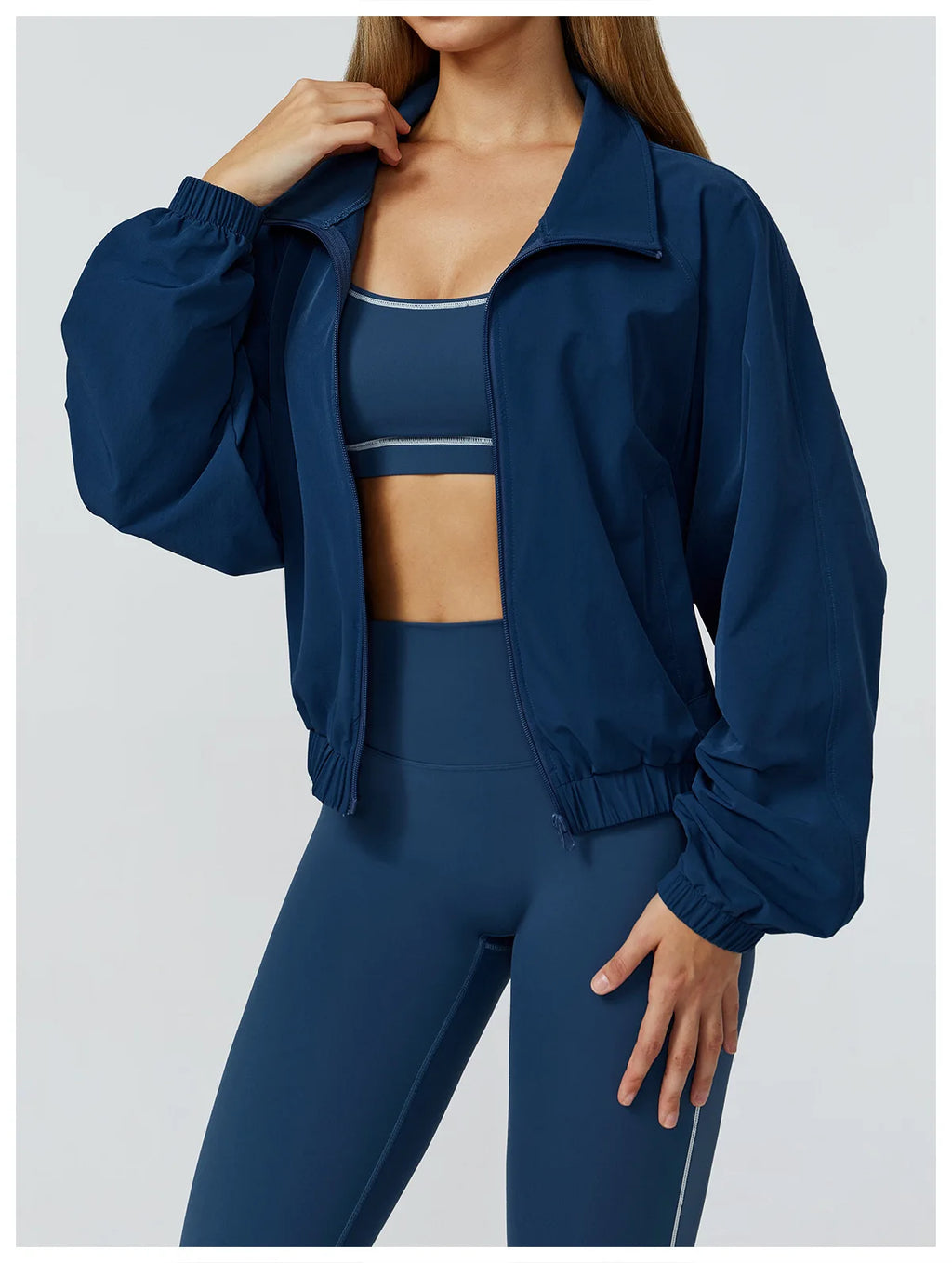 Zip Me Up, Buttercup | Windproof Zipper Fitness Jacket