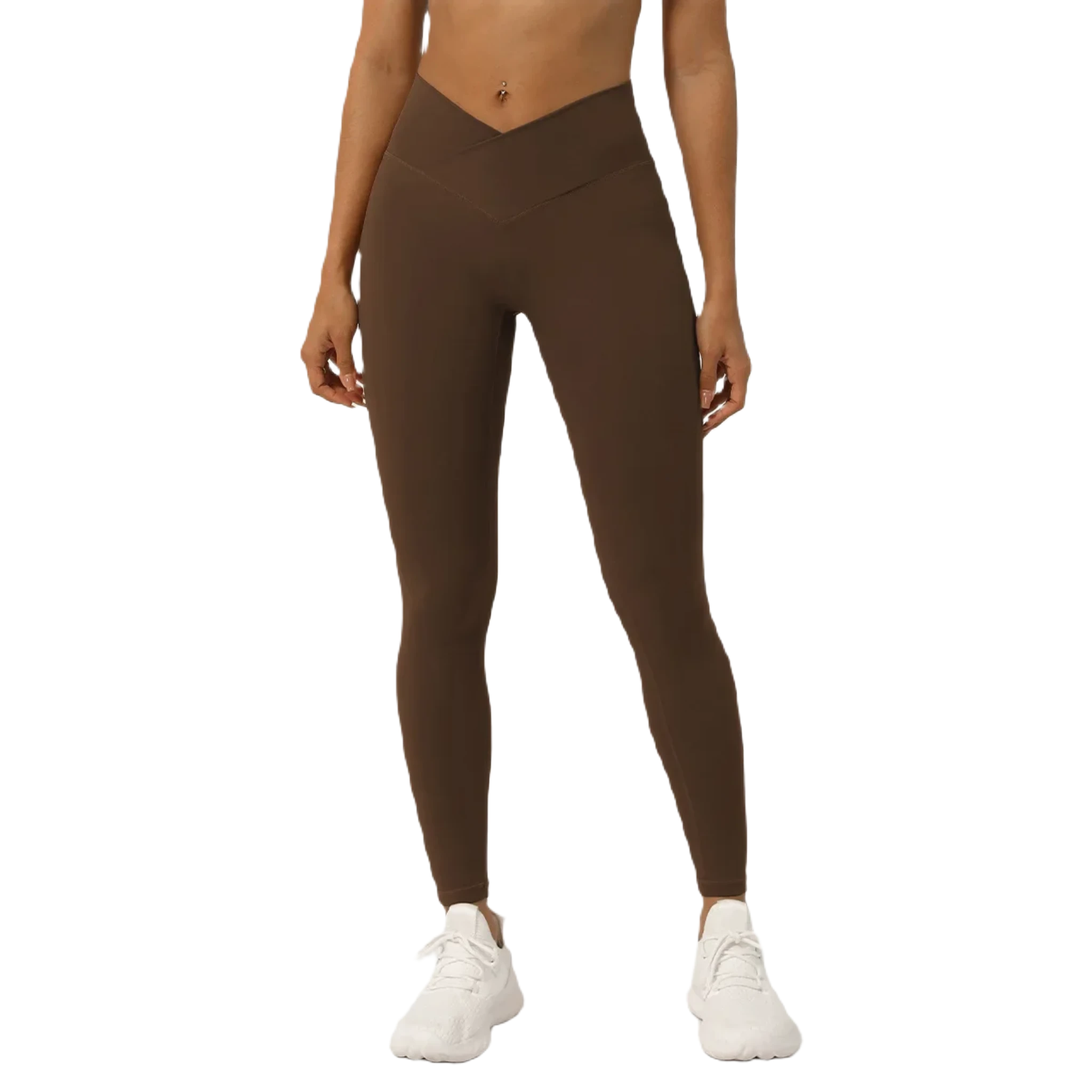 Xooie Fit Women's Yoga Pants Online in Brown, Perfect for Comfort and Flexibility during Workouts