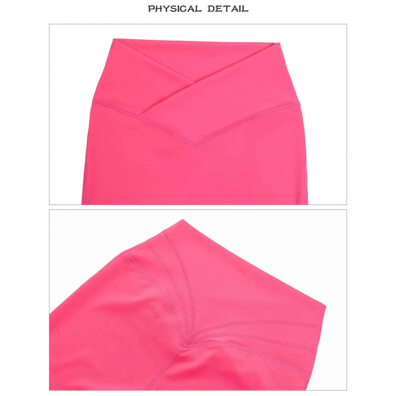 Xooie Fit Women’s Yoga Pants Online in Pink with Stylish Waistband Design and Comfortable Fit