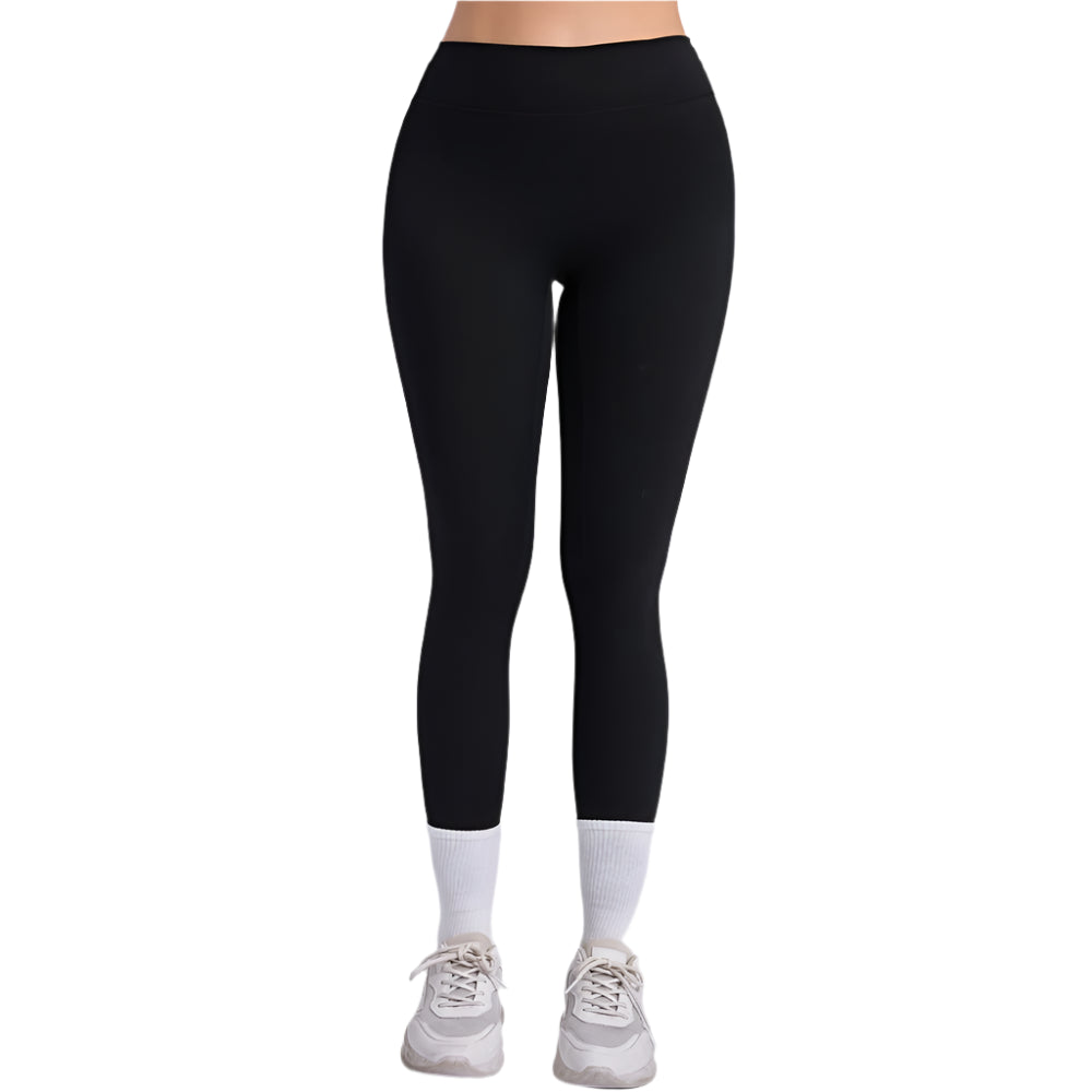 Xooie Fit high-waisted workout leggings in black for ultimate comfort and style during exercises