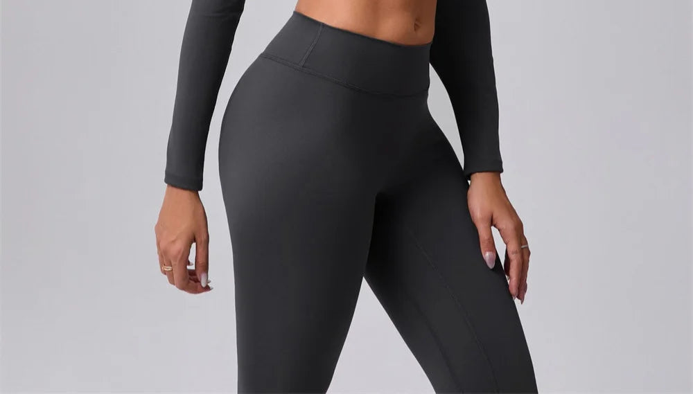 Xooie Fit high-waisted workout leggings designed for comfort and style during exercise side