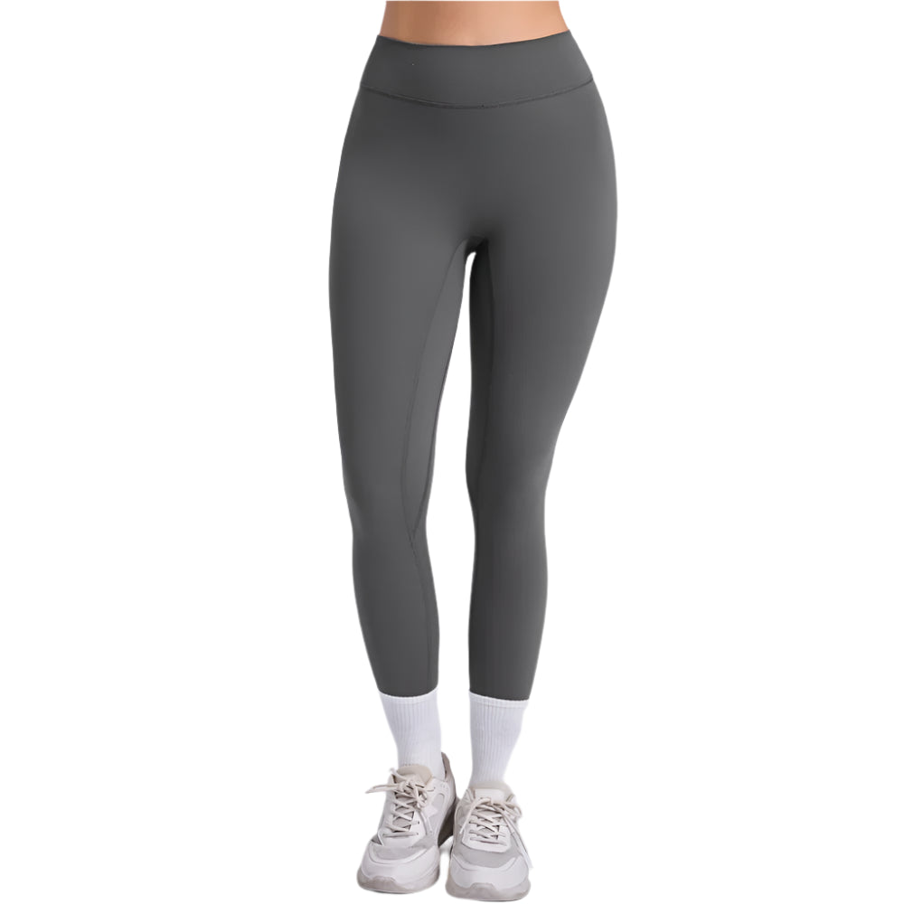 Xooie Fit high-waisted workout leggings in gray for comfortable and stylish exercise