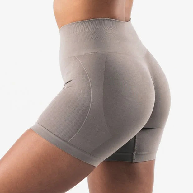 Xooie Fit high intensity workout shorts in gray designed for comfort and flexibility during exercise