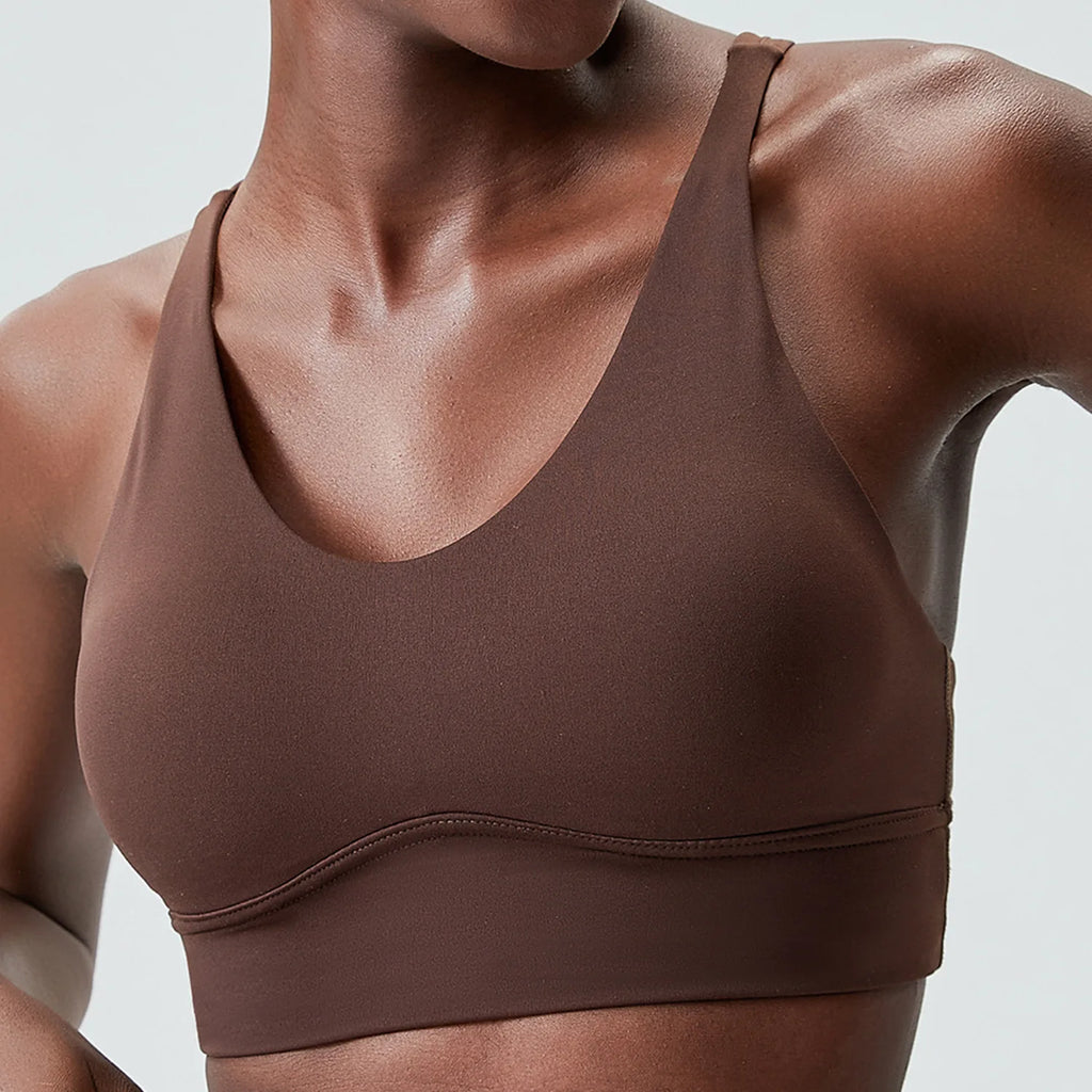 Eyes Up Here | X-Strap Active Bra