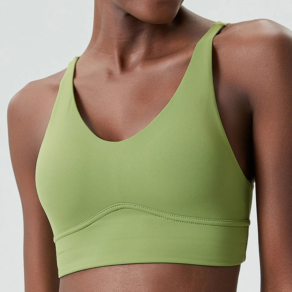 Eyes Up Here | X-Strap Active Bra