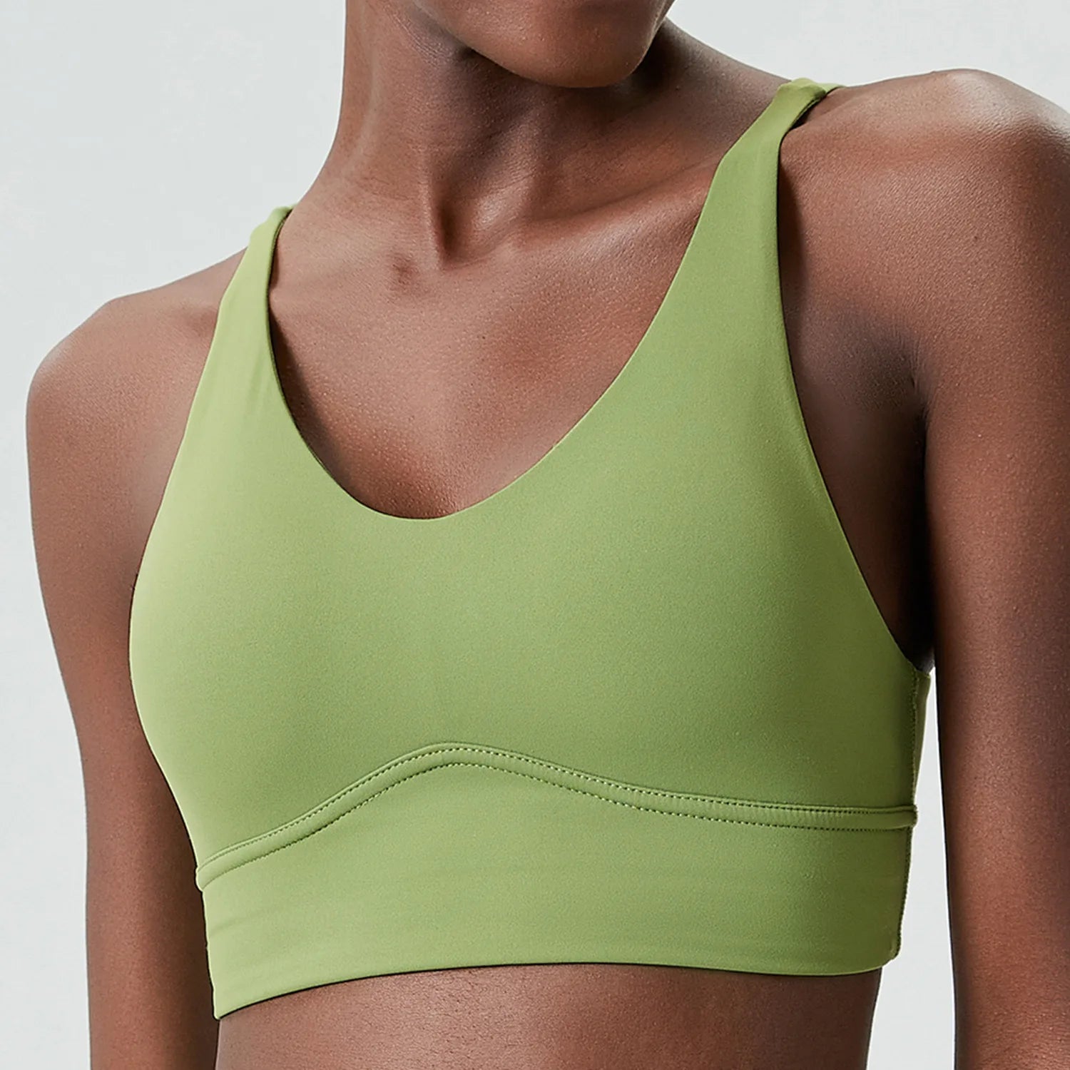 Eyes Up Here | X-Strap Active Bra