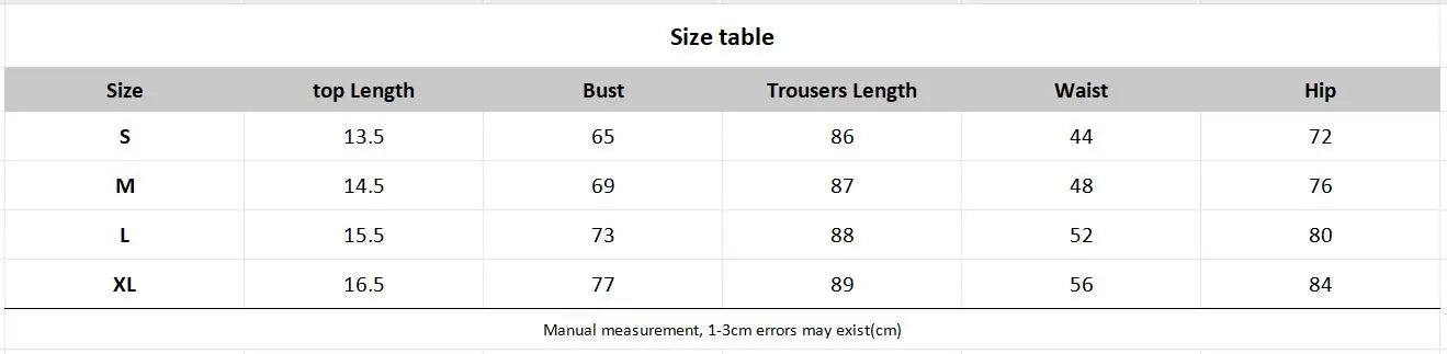 Xooie Fit 3-piece workout outfit in various sizes featuring stylish top, trousers, and leggings