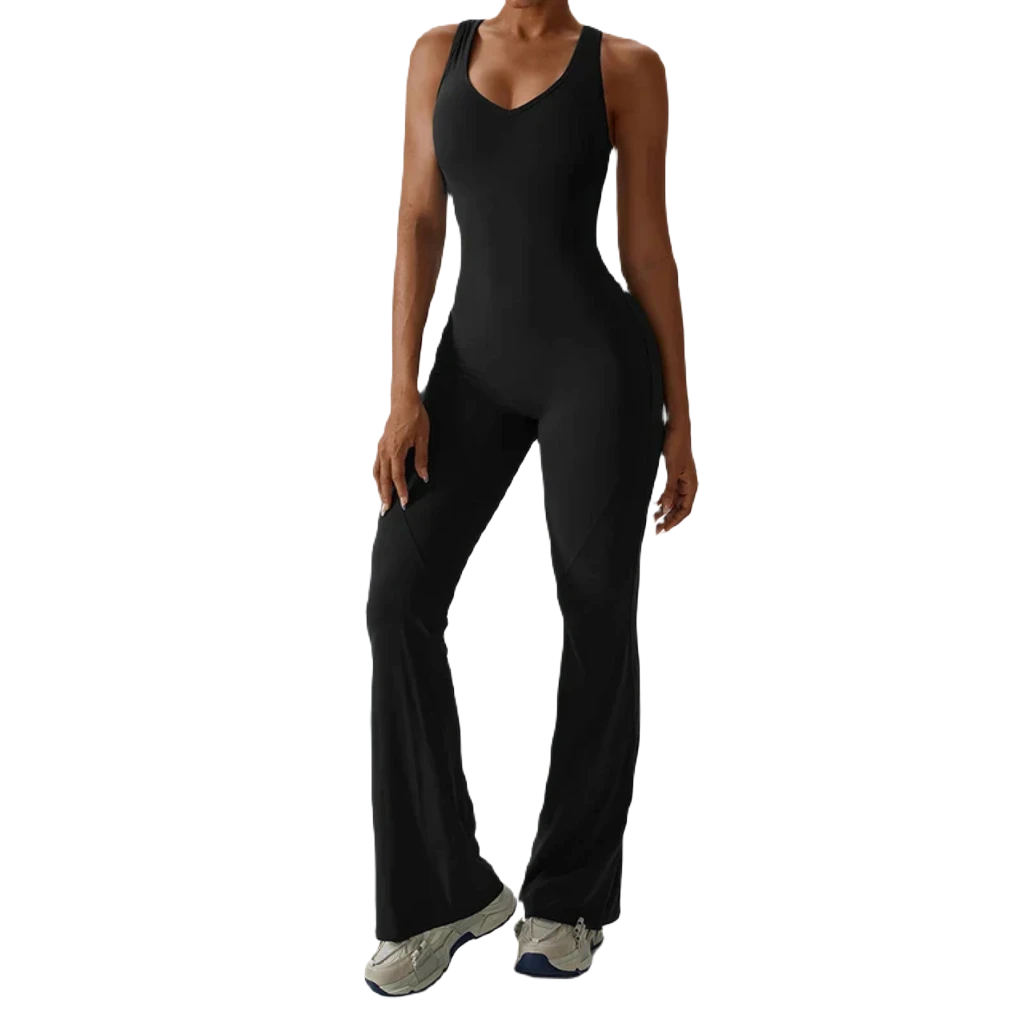 Bringing Sexy Back | Flare Yoga Jumpsuit Activewear