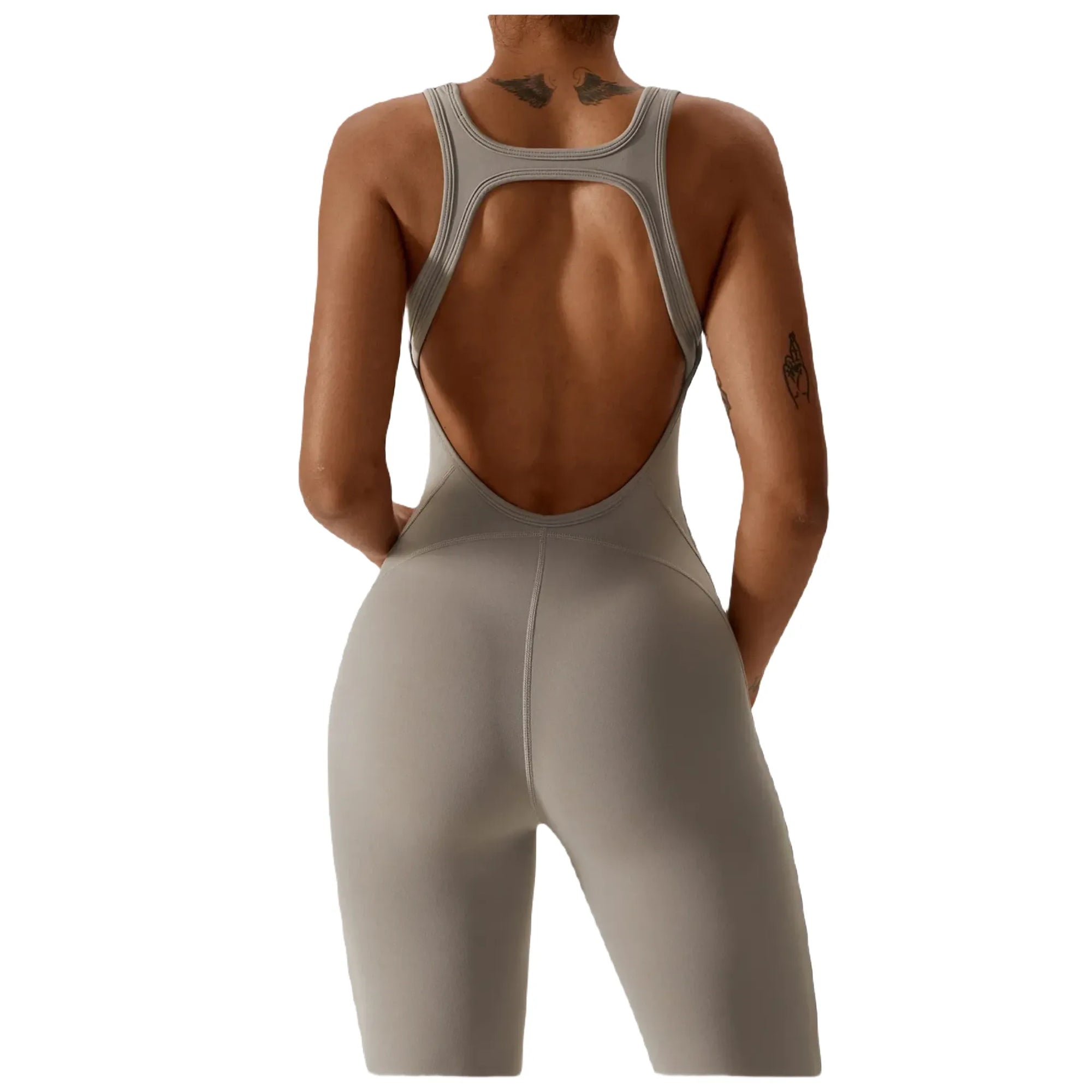 Xooie Fit comfortable yoga jumpsuit with a stylish open back design for ultimate flexibility
