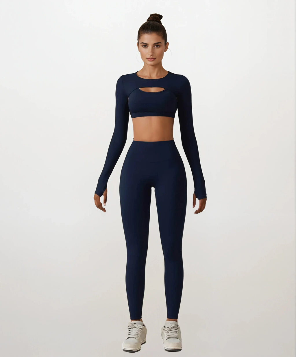 3's A Party Legging, Bra & Cover Three-Piece Set