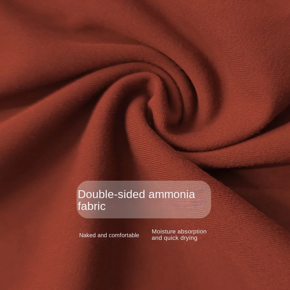 Close-up of double-sided ammonia fabric for women's tank bodysuit, highlighting comfort and moisture absorption